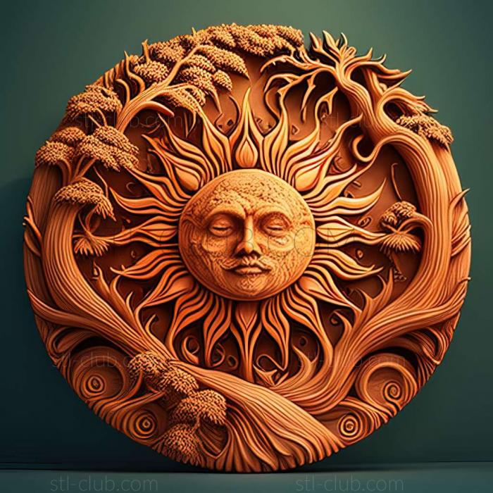 3D model sun (STL)